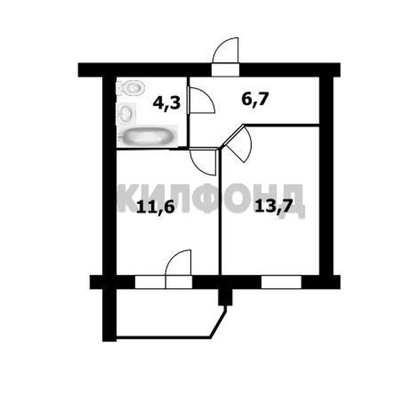 
  Продается 1-комн. квартира 36.5 м². Фото 11.