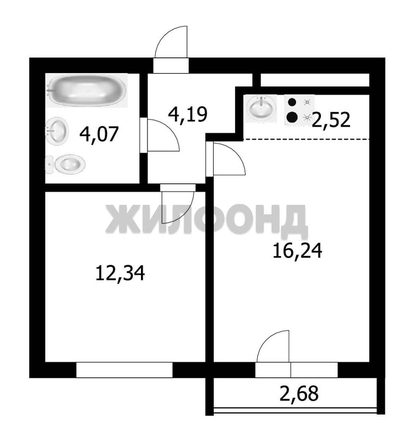 
  Продается 2-комн. квартира 40 м², в ЖК Цивилизация, дом 1. Фото 11.