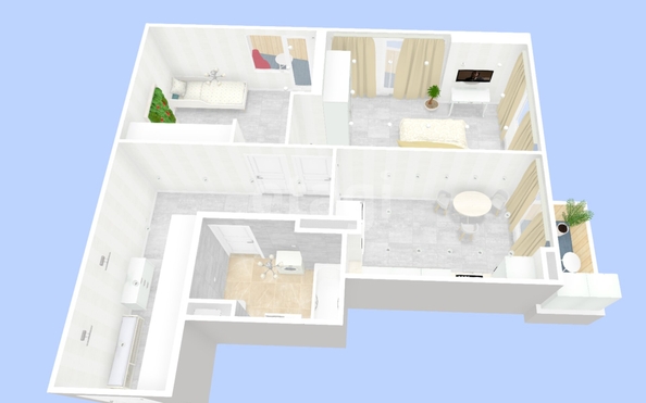 
  Продается 2-комн. квартира 60 м². Фото 7.