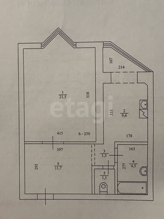 
  Продается студия 50 м². Фото 13.