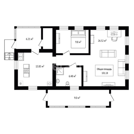 
  Продается дом 101.18 м². Фото 6.