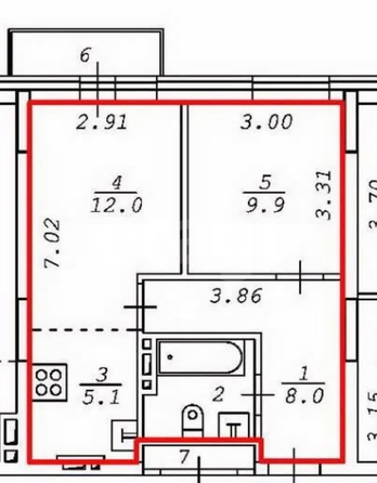 
  Продается 2-комн. квартира 38.8 м². Фото 15.