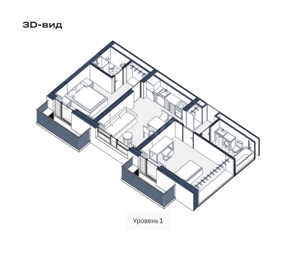 
  Продается 2-комн. квартира 62.9 м². Фото 23.