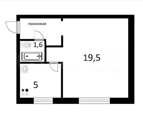 
  Продается 1-комн. квартира 31 м². Фото 6.