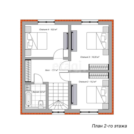 
  Продается коттедж 156 м². Фото 8.