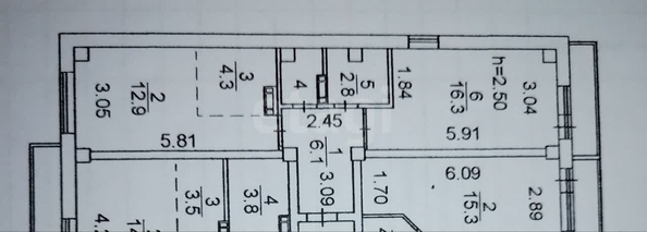 
  Продается 2-комн. квартира 44 м², в ЖК Матрешкин двор, 95/4, 3 б/с. Фото 11.