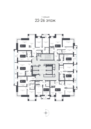 
  Продается 2-комн. квартира 39.3 м², в ЖК СИТИ ТАУЭРС. Фото 37.