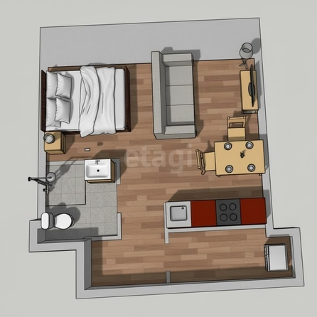 
  Продается студия 22 м². Фото 17.