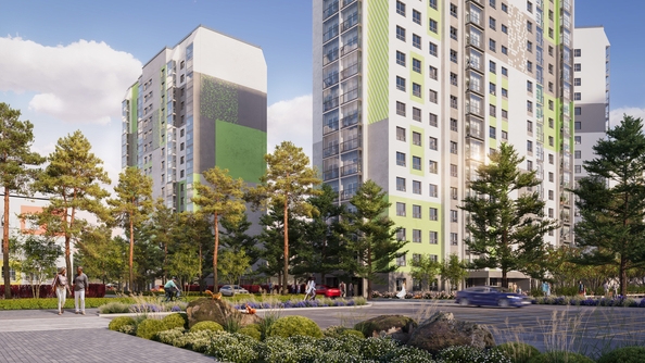 
  Продается 2-комн. квартира 63.38 м², в ЖК Эко-квартал на Кедровой, дом 6. Фото 4.