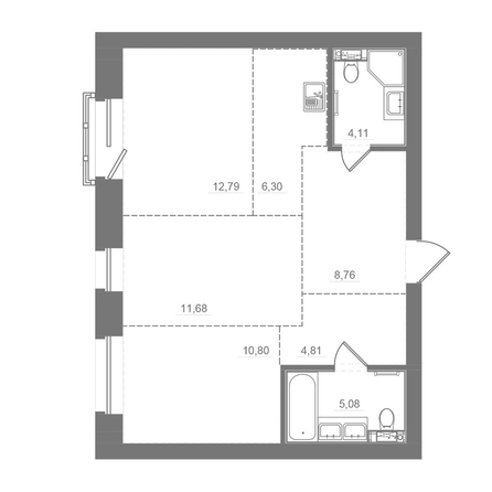 
  Продается 2-комн. квартира 64.33 м², в ЖК Спектр, дом 10. Фото 1.