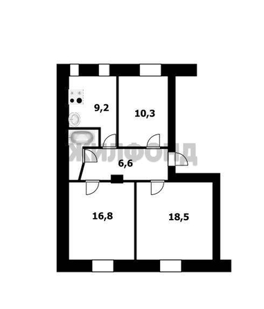 
  Продается комната 10.3 м². Фото 4.