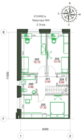 
  Продается 4-комн. квартира 123.9 м², в КП Березки Элитный. Фото 7.