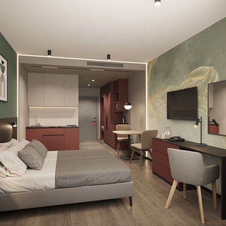 
  Продается апартамент 25.95 м², в АК АЭРОН, секция В. Фото 1.