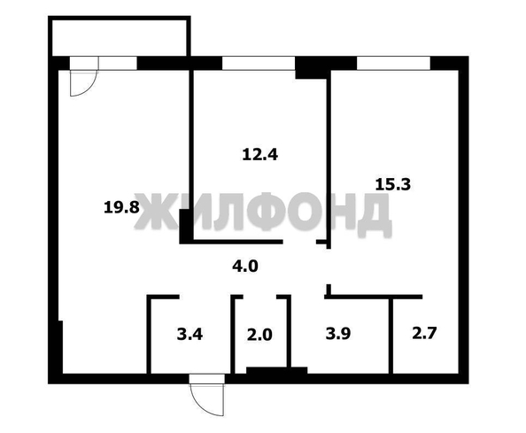 
  Продается 2-комн. квартира 63.5 м², в ЖК Vesna (Весна), дом 30 сек 2. Фото 16.