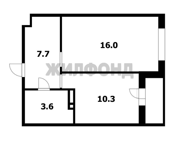 
  Продается 1-комн. квартира 35.7 м², в ЖК Столетов, дом 1. Фото 1.