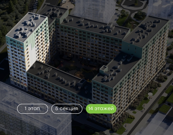 
  Продается студия 26.6 м², в  Природные кварталы Сибирия. Фото 3.
