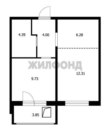 
  Продается 2-комн. квартира 36.7 м². Фото 9.