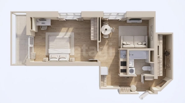 
  Продается 1-комн. квартира 47.1 м². Фото 3.