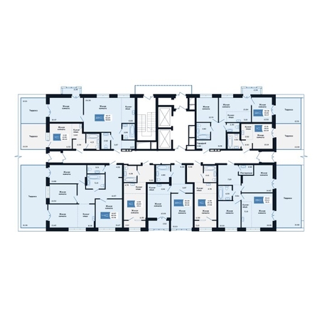 
  Продается 4-комн. квартира 97.46 м², в ЖК Салют, дом 2. Фото 1.