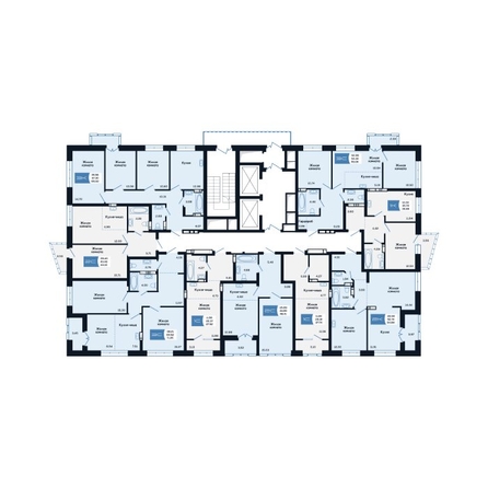 
  Продается 3-комн. квартира 71.25 м², в ЖК Салют, дом 2. Фото 1.