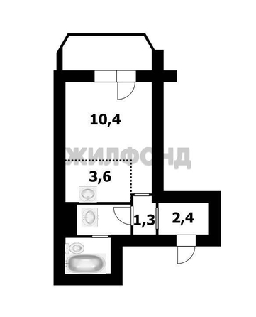 
  Продается студия 22 м². Фото 15.