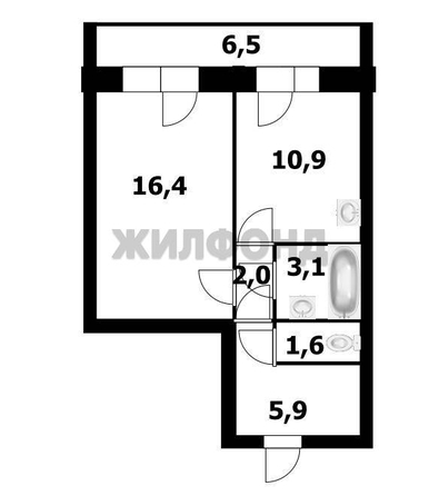 
  Продается 1-комн. квартира 40 м². Фото 15.