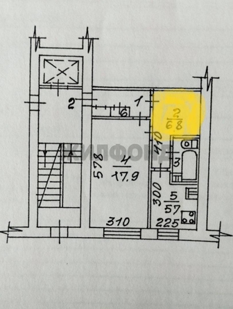
  Продается 1-комн. квартира 38 м². Фото 13.
