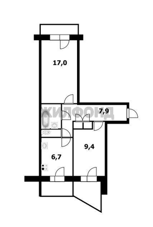 
  Продается 2-комн. квартира 50 м². Фото 16.