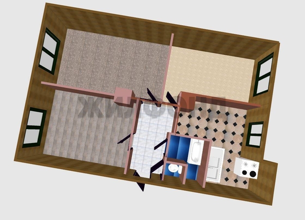 
  Продается 3-комн. квартира 60 м². Фото 24.