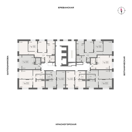 
  Продается 3-комн. квартира 71 м², в ЖК Ньютон, корпус 2. Фото 1.