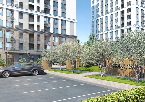 
  Продается студия 34.56 м², в ЖК Ньютон, корпус 2. Фото 6.