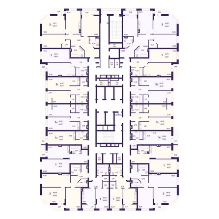 
  Продается 2-комн. квартира 46.72 м², в ЖК Астон. Шесть звёзд, 1. Фото 1.