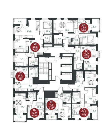 
  Продается 1-комн. квартира 41.4 м², в ЖК Скандинавские кварталы, дом 1. Фото 1.