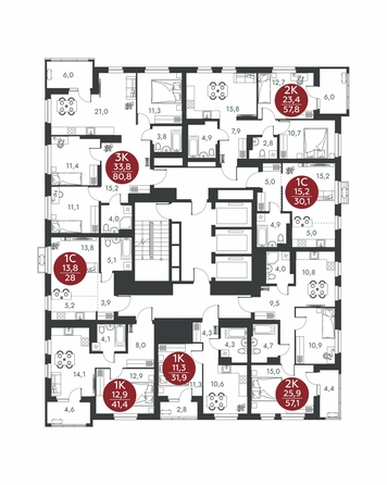 
  Продается 1-комн. квартира 31.9 м², в ЖК Скандинавские кварталы, дом 1. Фото 1.