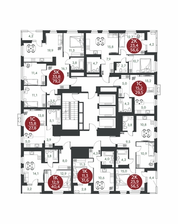 
  Продается 2-комн. квартира 56.5 м², в ЖК Скандинавские кварталы, дом 1. Фото 1.