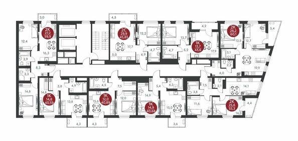 
  Продается 1-комн. квартира 40.89 м², в ЖК Скандинавские кварталы, дом 1. Фото 1.