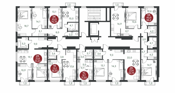 
  Продается студия 21.85 м², в ЖК Скандинавские кварталы, дом 1. Фото 1.