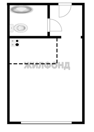 
  Продается 1-комн. квартира 23.1 м². Фото 9.