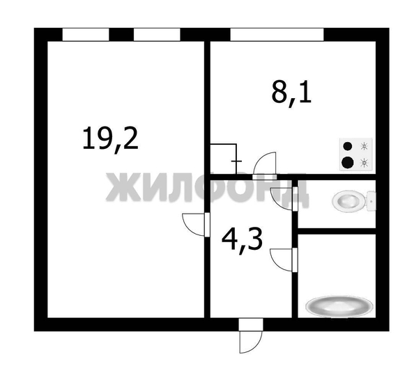 
  Продается 1-комн. квартира 36.4 м². Фото 14.