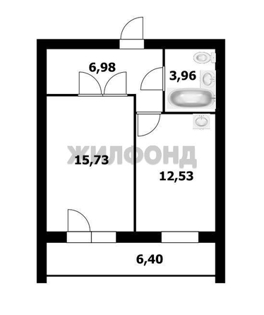 
  Продается 1-комн. квартира 41 м², в ЖК Дивногорский, дом 46. Фото 14.