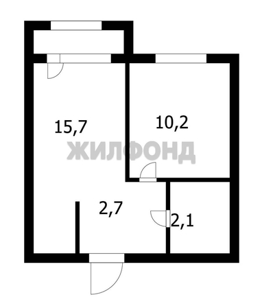 
  Продается 1-комн. квартира 32.7 м². Фото 8.