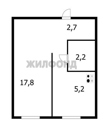 
  Продается 1-комн. квартира 28.6 м². Фото 16.