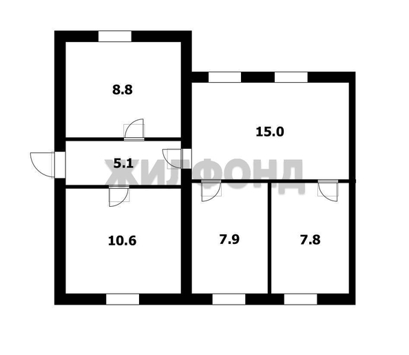 
  Продается дом 55.2 м². Фото 16.