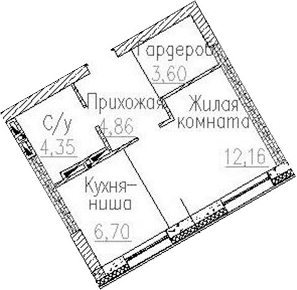 
  Продается студия 31.67 м², в ЖК Пегас. Фото 1.