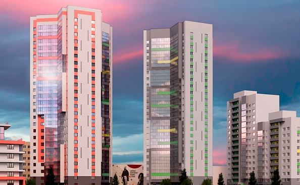 
  Продается 1-комн. квартира 31.4 м², в ЖК Пегас. Фото 2.