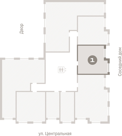 
  Продается 1-комн. квартира 44.84 м², в ЖК Пшеница, дом 2.1. Фото 2.