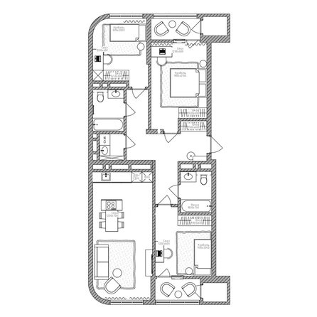 
  Продается 4-комн. квартира 96.1 м², в ЖК Беринг, дом 2. Фото 4.