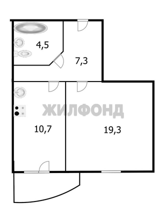 
  Продается 1-комн. квартира 41.8 м². Фото 8.