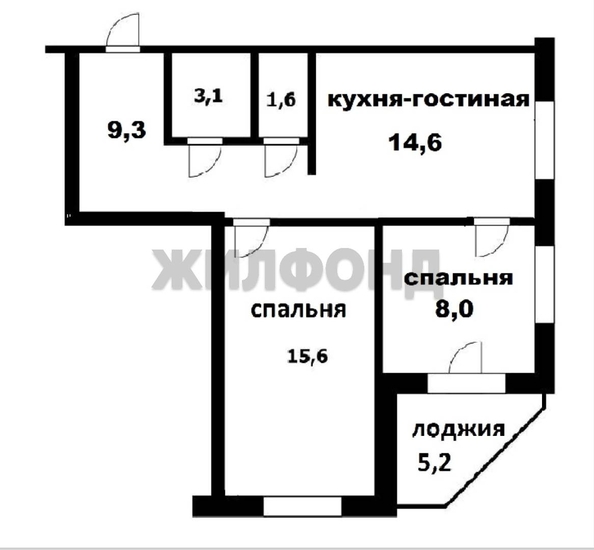 
  Продается 2-комн. квартира 52.2 м², в ЖК Аквамарин, дом 3. Фото 29.