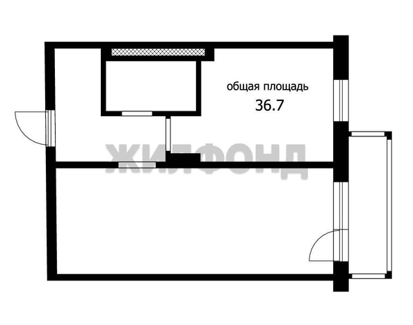 
  Продается 1-комн. квартира 36.7 м². Фото 19.